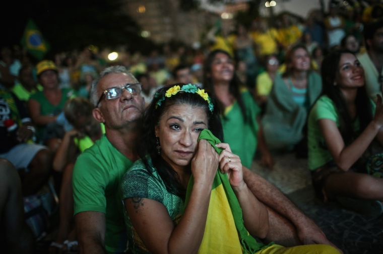Brazilians Hold Rallies For And Against Impeachment Of President On Day Of Crucial Vote